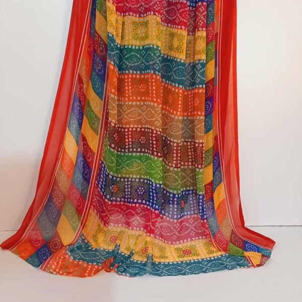 Multi Printed Chiffon dupatta for women by Roopmahal.pk