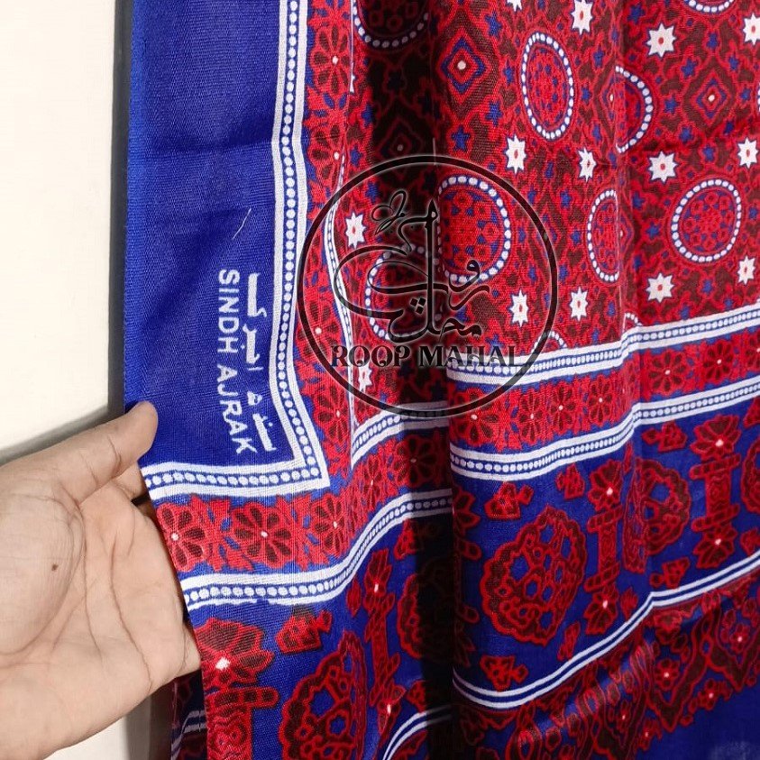 Sindhi Ajrak – Traditional Ajrakh by Roop Mahal - Image 2