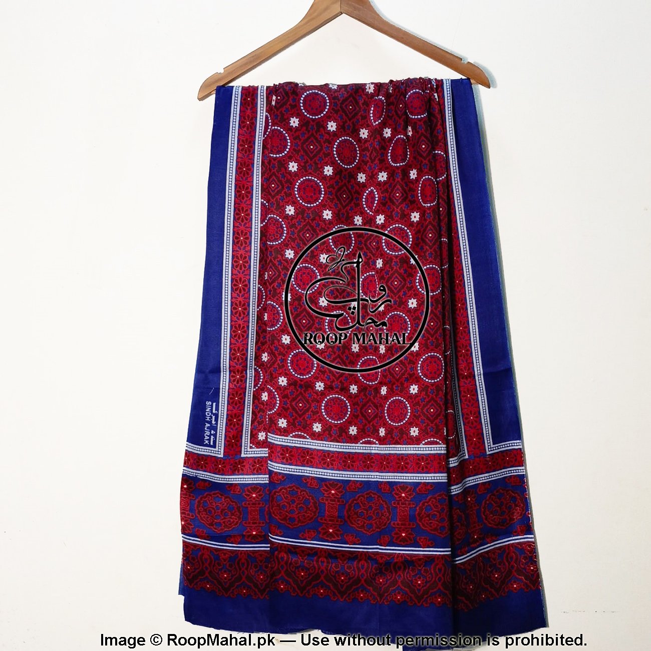 Sindhi Ajrak – Traditional Ajrakh by Roop Mahal - Image 3