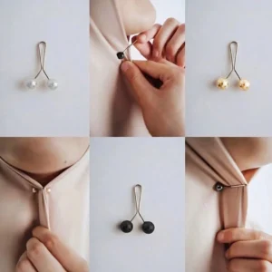 Pearl Loop Hijab Pin | No Snag Hijab Safety Pin