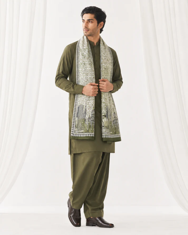 Hub e Pakistan Men Stole - Roop Mahal - Image 4
